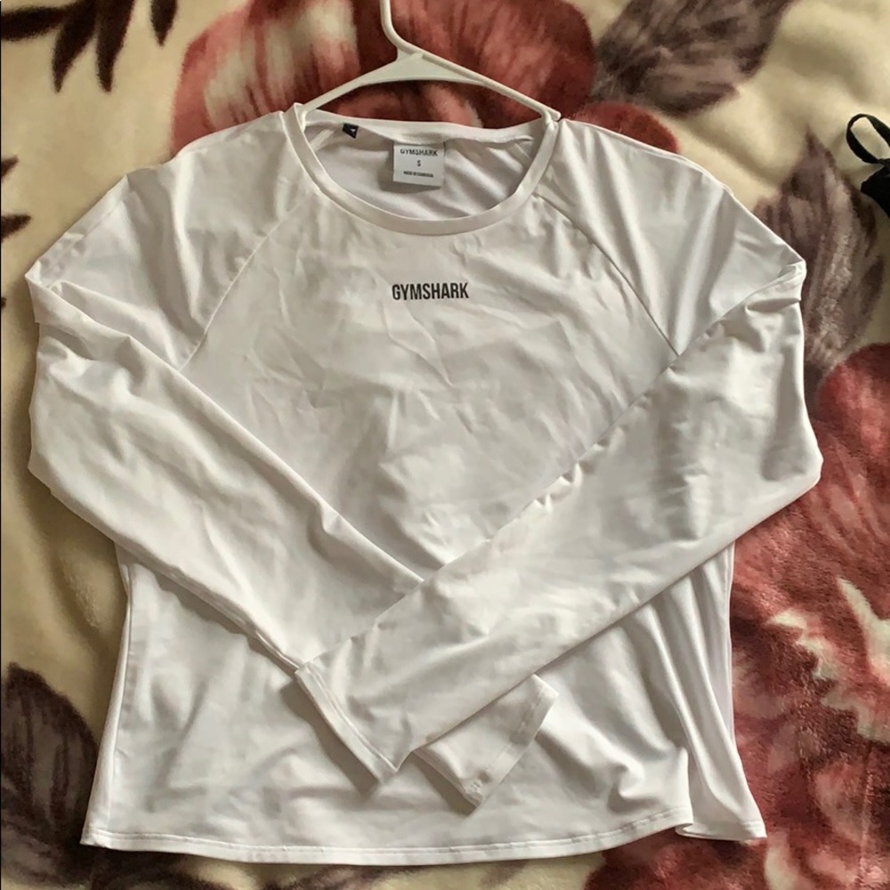 Gymshark Long Sleeve Top - White